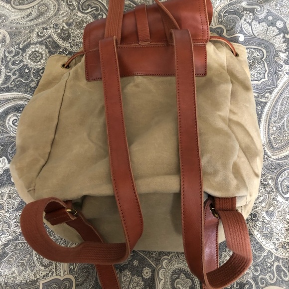 Madewell Tan and Brown Backpack - Picture 4 of 6
